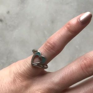 Blue Heart Ring